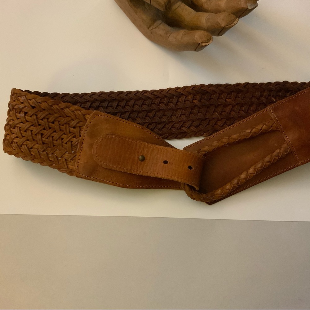 LINEA PELLE Handmade leather belt S